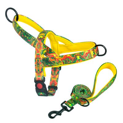 Dog leash explosion-proof punch harness medium large dog Labrador Golden Retriever big dog walking dog leash dog chain